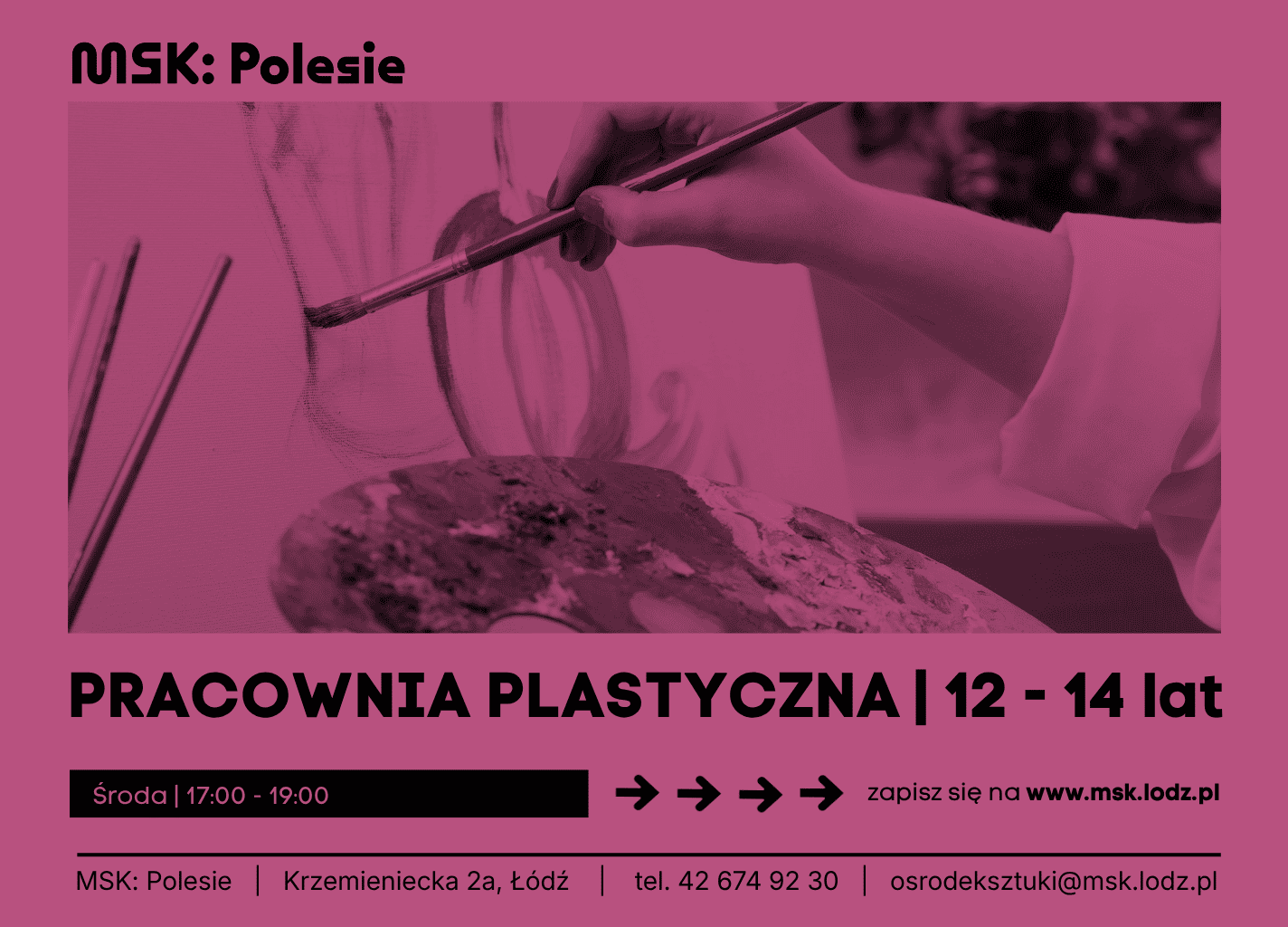 Pracownia plastyczna (12-14 lat) OS // Zajęcia stałe // IX 2026